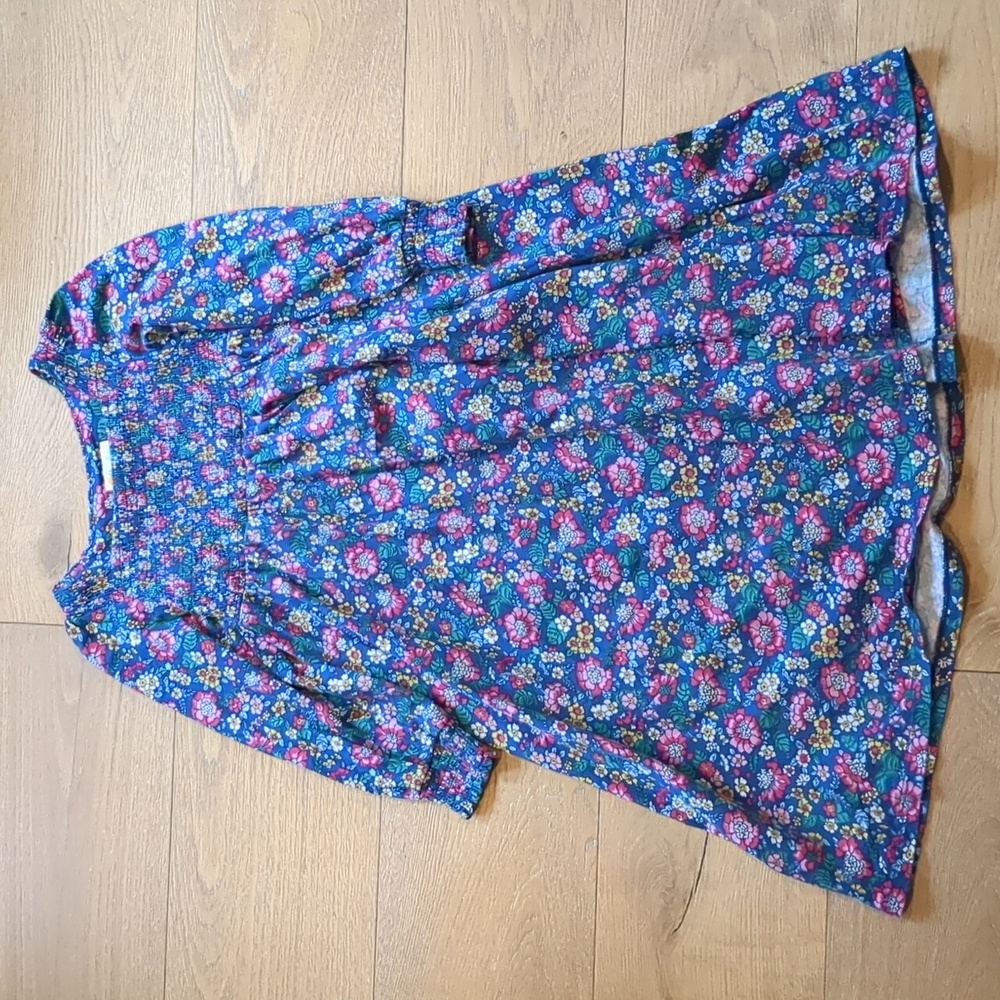 Boden smocked maxi dress size 7-8